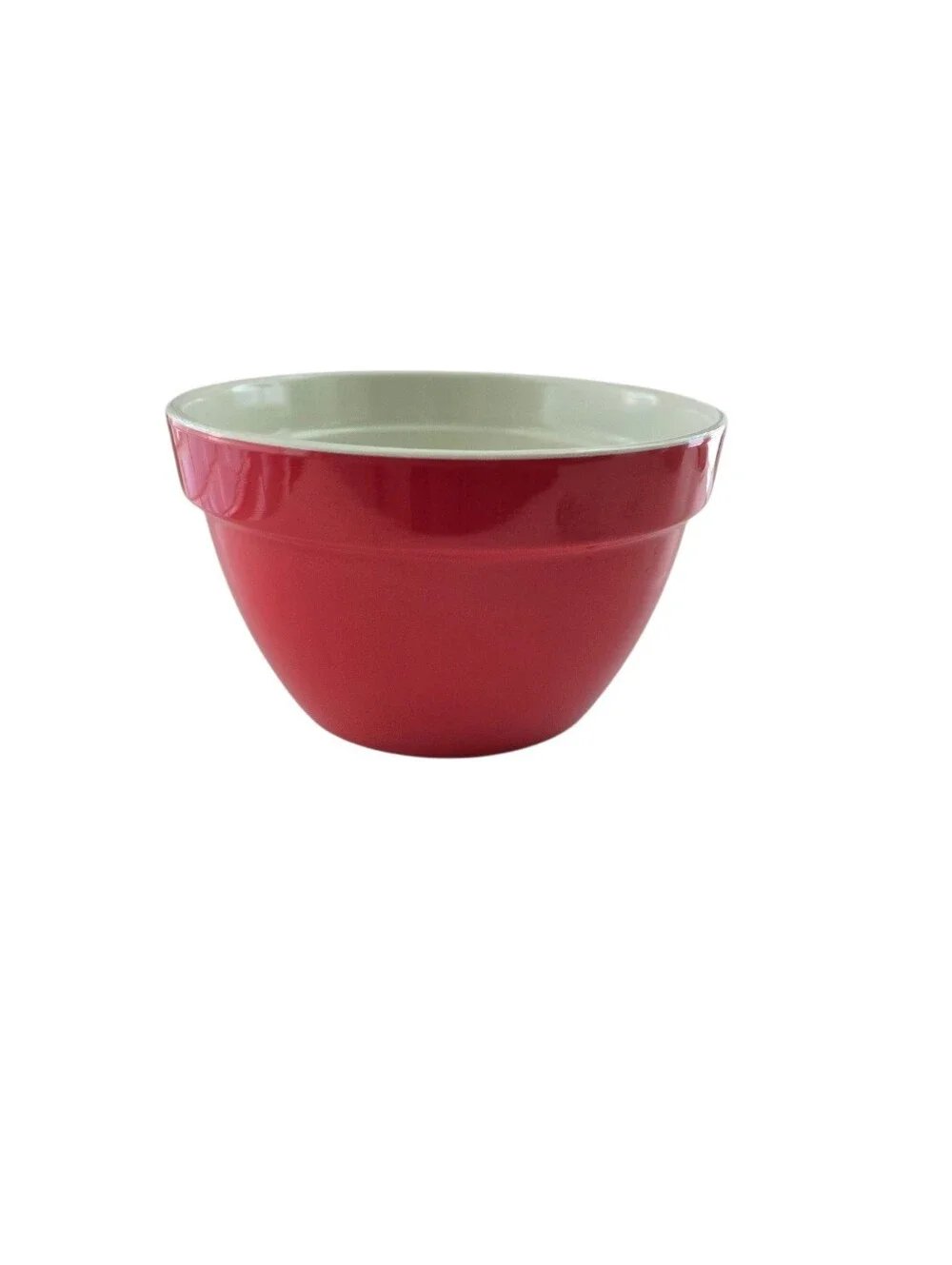 Vintage Retro Melamine Nesting Mixing Bowl Set of 4  Red Yellow Orange Green - Picture 7 of 12